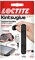 Loctite Kintsuglue, masilla flexible negra para reparar, reconstruir y proteger objetos, masilla adhesiva moldeable, adhesivo impermeable y removible, 3 x 5 g