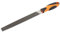 KENDO - Lima per officina, piatta, semicircolare, rotonda, 200 mm - 250 mm, flach: 200 mm, 1
