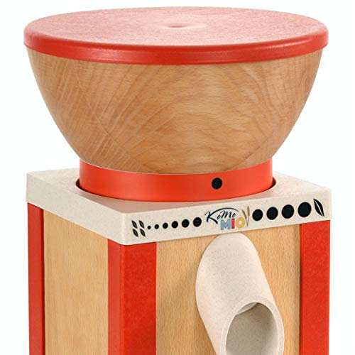 KoMoMio Rot | Made in Austria | Edelkorund und Keramik Mahlstein | frisches Mehl (Singel)