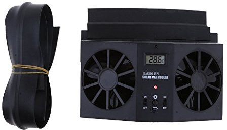 Tubayia Ventilateur de voiture à énergie solaire pour voiture