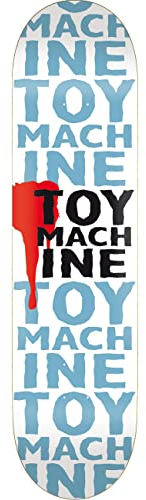 Toy Machine Skateboard Deck New Blood, Größe:7.625, Farben:Blue-Natural