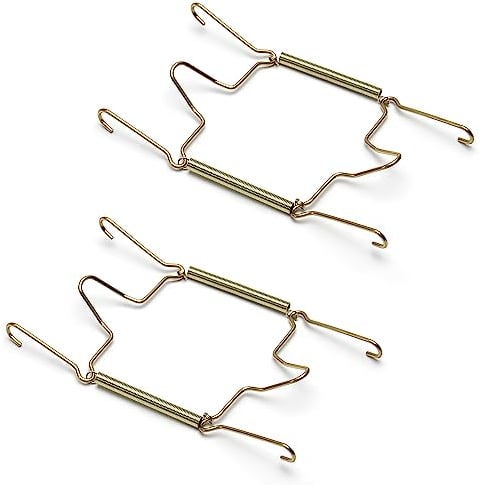 MroMax 2 Pcs Plate Hanger 6 inch U Type Zinc Plated Invisible Wall Decorative Hooks