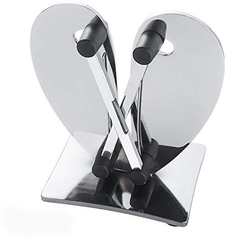 YMZ Stainless Steel Love Heart-Shaped Knife Sharpeners Multifunctional Household Kitchen Tools Bread Knife Sharpeners
