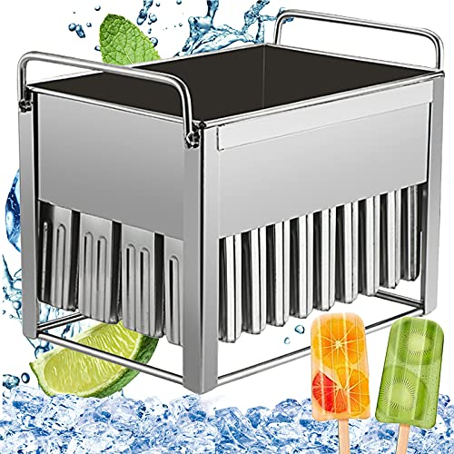 0℃ Outdoor 40 Soporte para Palitos de Metal Bandeja para Soporte para Palitos de Helado para Helados Soporte para Barras de Acero Inoxidable, Herramienta de Enfriamiento, Herramienta de Moldeo,A