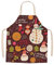 JFAN Delantal de Cocina de Navidad, Delantal de Santa Claus Rojo para Cocinar En Navidad Delantales Graffiti-AB