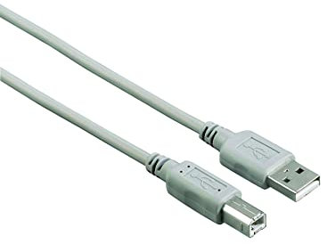 Hama | Cable USB A - USB B, 2.0 (Cable USB, USB 2.0, 480 MBs, 1,5 m) negro, granel