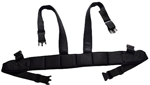 Rollstuhlgurt für ältere Menschen, verstellbarer Gurt verhindert Kippen oder Herunterfallen und hält den Benutzer aufrecht, Brustgurt mit einfach zu öffnenden Schnallen für Patienten, ältere Menschen