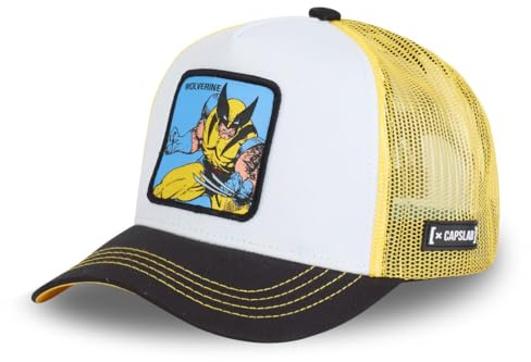 Cap Herren Marvel, Tracker Kappe Herren, Vielfraß, Ultraweich, Gelb, Einheitsgröße