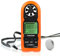 LYCEBELL Anemometro Portatile, LC-818 Mini Anemometro Digitale, Misurare la Velocità/Temperatura del Vento, con Retroilluminazione e Spegnimento Automatico per Drone Vela Pesca Meteorologia