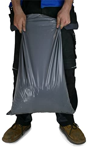 Polythene Rubble Sacks - ULTRA Heavy Duty Rubble Bags - Extra THICK Industrial Grade Builders Rubble Bags (5 Pack)