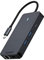 Rapoo UCM-2005 USB-C Multiport Adapter 10-in-1, 100W Power Delievery, 2x 4K HDMI, 1 Gbps LAN, 1 USB-C und 2 USB-A 3.0 Datenports, Micro SD / SD Speicherkartenleser, AUX