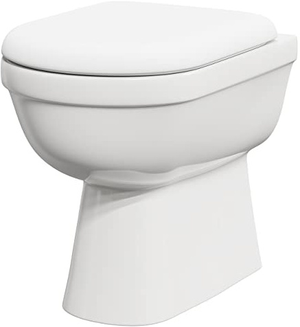 Wholesale Domestic Ideal Comfort Height Back to Wall Toilet Pan with Soft Close Seat