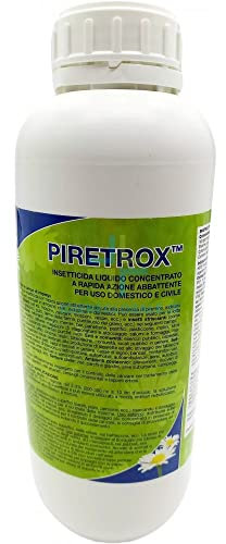 Insetticida per Tarme del Cibo-coleotteri Anobiidi E Punteruoli, Piretro Concentrato da 1 Litro: Piretrox