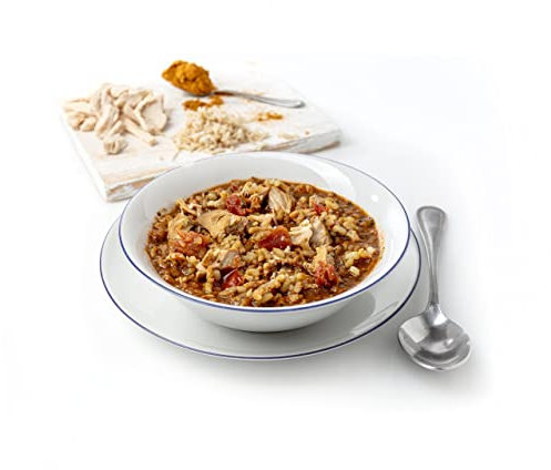 Chicken Curry with Brown Rice High Protein Ready Meal | Camping, Hiking, Gym