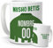 Taza Personalizada con Nombre Camiseta Betis Fútbol | Pack con Taza, Pulsera Coleccionable y Caramelos Divertidos | Regalo Original para Beticos | Perfecto para Navidad o Cumpleaños | Betis
