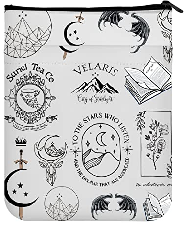 KUIYAI Book Inspired Gift Velaris The City of Starlight Book Sleeve for Book Lover to The Star Who Listen to The starUK