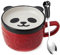 XinHuiGY Tasse à café en forme de chat mignon avec couvercle, tasse à thé en forme d'animal, tasses kawaii en céramique avec porte-biscuits et cuillère, cadeaux pour femme, elle, fête des mères,
