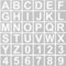 Alphabet Stencils Letters 3 Inch, 36pcs Letter and Numbers Templates Calligraphy Stencil Reusable Alphabet Template for Walls Art Craft Spray Paint