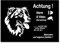 Australian Shepherd-Alarm + Videoüberwacht-Hund-Schild-Hundeschild- 300 x 200 mm-Aluminium-Hunde-Tierschild-Warnschild-Hinweisschild (1451-140 mit Eigenbild)