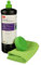 AllorA Schleifpasten Set | Polierpad grün gewaffelt/glatt (Ø160/80mm) + Mikrofasertuch grün (40x40cm) + 3M Perfect-It Fastcut Plus Extrem 51815 (1kg) | Politur Set (Ø80mm | Glatt | Grün)