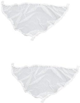 Sosoport 2-teiliges Set Flauschige Kuscheltiere Hängematten Für Stofftiere Tierisches Spielzeug Plüschtier Tierspielzeug Pompones De Porristas Plüschia Kind Tierisches Netz Weiß Groß