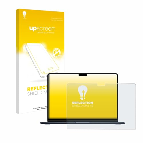 upscreen Entspiegelungs-Schutzfolie für Apple MacBook Air 13 M3 2024 / M2 2022 Displayschutz-Folie Matt [Anti-Reflex, Anti-Fingerprint]