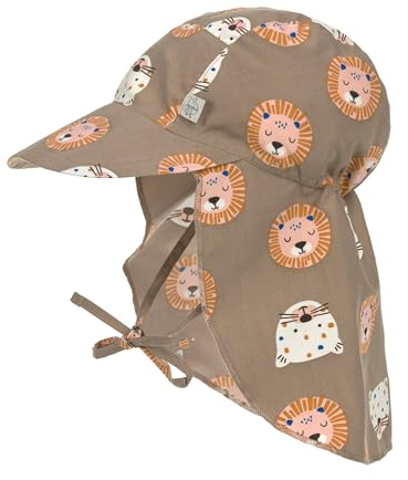 LÄSSIG Unisex Baby Für Kinder Sonnenhut, Braun, 46-49 EU