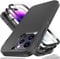 YmhxcY for iPhone 14 Pro Case 6.1-Inch with Explosion-Proof Screen Protector,3 in 1 Shockproof TPU Hard PC Bumper Drop-Proof Shell for iPhone 14 Pro-Black