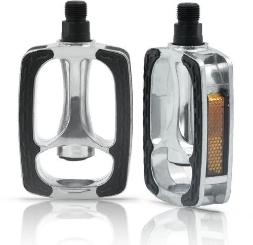 Tizund Pedali per bicicletta da trekking antiscivolo per bicicletta sono dotati di catarifrangenti di alta qualità, per pedelec, MTB, bicicletta pieghevole, bici da corsa, e-bike