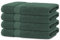 BANANALU 4 Handtücher Set 50x100cm 100% Baumwolle Gästehandtücher Handtuch Dark Forest