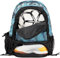 MONTALMO Fußball-Rucksack mit Schuh, für Kinder, Camouflage, für Basketball, Voley, Handball (Blau Camouflage)