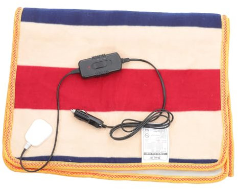 SOLUSTRE 2st Elektrische Heizdecke Fürs Auto Reisedecke Für Auto Elektrische Autodecke Heizdecke Für Kofferraum Kofferraumdecke Beheizte Mini-reisedecke Camping Wärmer Decke Kunstfaser