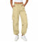 Friptspyg Cargohose Damen Leichter Trekkinghose mit Tasche Wanderhose Schnelltrocken Wasserdicht Einstellgurt Outdoor Hosen Sportlich Jogginghose, Khaki XL