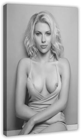 Scarlett Johansson 101 Leinwand-Poster, Wandkunst, Dekordruck, Bild Gemälde für Wohnzimmer, Schlafzimmer, Dekoration, 30 x 45 cm