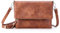 KALIDI Kleine Damen Umhängetaschen Veganes PU Leder Handtasche Crossbody Schultertasche Diebstahlschutz Mehrfach Taschen mit Verstellbar Abnehmbar Schultergurt Braun