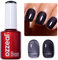 Ozzeal Jelly UV Nagellack, Schwarz Gelee UV Gel Nagellack Transparent Frühling Sommer Dunkel Blau Jelly Gel Nail Polish Soak Off UV LED Jelly Gel Nagellack für Nail Art DIY Maniküre 15ML