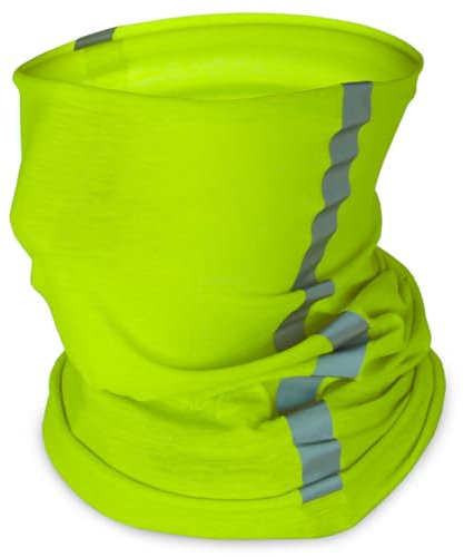 Gravidus Multifunktionstuch Safety Reflektorstreifen, vielseitig tragbar, Schutz vor Wind & Wetter, ideal für den Straßenverkehr und Fahrradausflüge