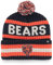 '47 NFL Chicago Bears Unisex Bering Bobble Winter Hat, Team Logo, Farbe Navy Blau