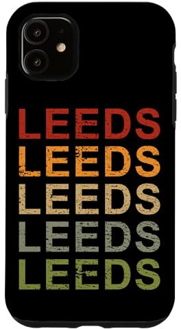 iPhone 11 Retro Leeds England UK, English Pride, Leeds Case