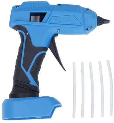 Mavaol Cordless Hot Glue Gun 100W, Quick Heat, Ergonomic Grip, Battery Powered, Precise Application for DIY, Crafting, Repairs, Outdoor Use
