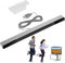 Wii Sensor Bar, for Nintendo Wii Sensor Bar, Wired Infrared LED Sensor Bar, USB Wired Infrared Sensor Bar, Replacement infrared IR Ray Motion Sensor Bar with Nintendo Wii & Wii U with Clear Stand