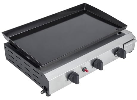 WERKA PRO Plancha à gaz 3 brûleurs