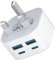 USB C Plug Fast Charge,40W Multi USB Plug UK Fast Charger Plug 4-Port Dual Port PD Power Adapter Wall Plug Multiport MainsType C Charging Plug for iPhone 16 15 14 13 12 11 Pro Max Plus,iPad