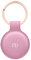 Nereides Hülle kompatibel mit Apple Airtag Anhänger, Airtags Schlüsselanhänger PU Leder Ganzkörper Kratzfest, Case für Air Tag mit Key Ring Rosa