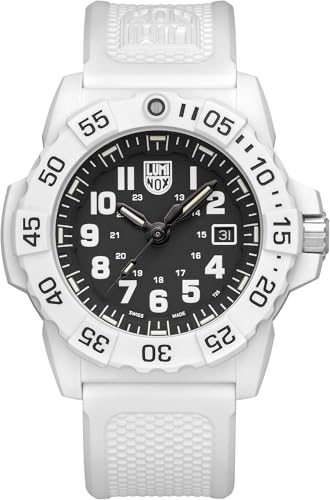 Luminox – Navy Seal HerrenUhr 45 mm, 3500 Serie, Taucheruhr CARBONOX™, Swiss Quarz Uhr, 200 m wasserdicht, Selbstleuchtend