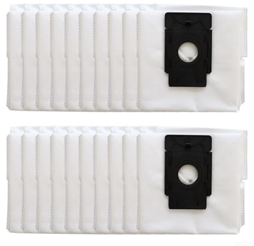 FACULX Lot de 20 sacs à poussière de grande capacité compatibles avec X50 SW pour aspirateur robot Beko VRR80214VB
