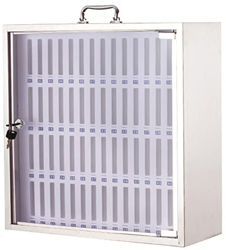 Armoire de rangement verrouillable en acier inoxydable pour téléphone portable, coffre-fort en métal sécurisé pour les écoles, les bureaux, les usines – et solution pratique