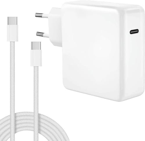 Chargeur pour MacBook Pro, 118 W Chargeur USB C, Compatible pour MacBook Pro 16/15/14/13 Pouces, Mac Book Air 13 Pouces, iPad 2022/2021/2020/2019/2018 avec câble de Chargement de 1,8 m