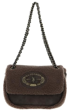 U.S. Polo Assn. Schultertasche Handtasche Holly Small Flap Bag Stone taupe