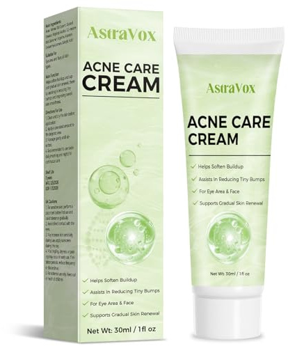 Crema Acne, Crema Antiacne, Combate Eficazmente el Acné, Los Granos y Los Puntos Negros, Alivia Rápidamente el Enrojecimiento de la Piel, Apta Para Todo Tipo de Piel, Ingredientes Suaves